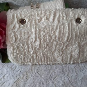 Patella ecopelliccia persiano bianco