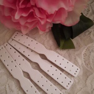 Papillon ecopelle bianco