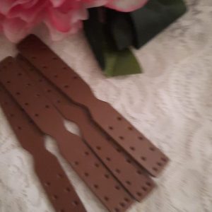 Papillon ecopelle marrone