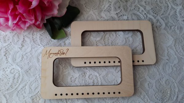 Manici legno rettangolari