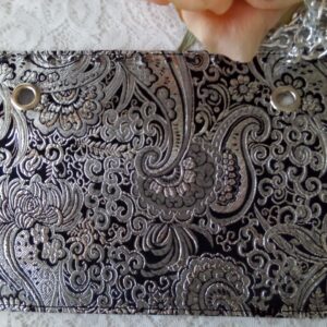Patella broccato liberty argento