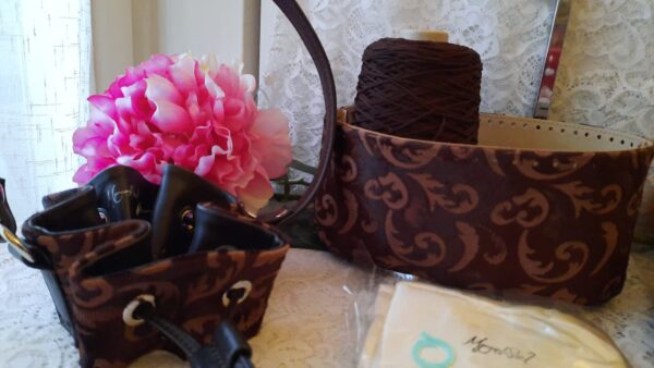 Winter love - vero cavallino stampa fregi + pelle