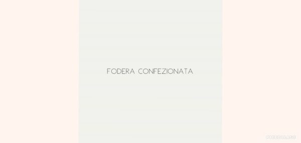 x - Fodera confezionata raso - bianco