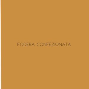 x - Fodera confezionata raso - caramello