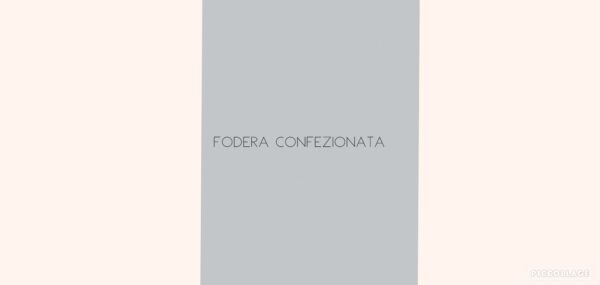 x - Fodera confezionata raso - grigio