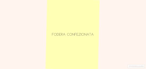x - Fodera confezionata raso - panna