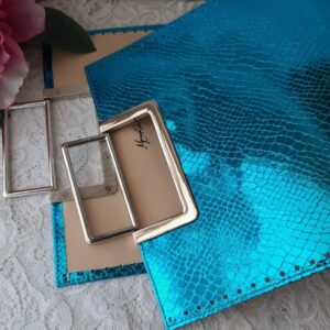 Kit Elegance turchese metallizzato