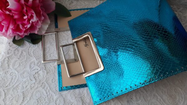 Kit Elegance turchese metallizzato