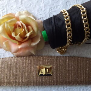 Queen Elizabeth glitter oro