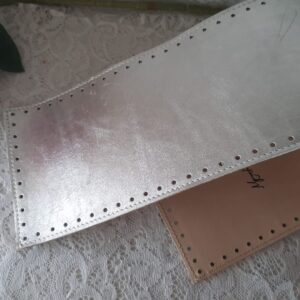 Modello a fascia argento brillante