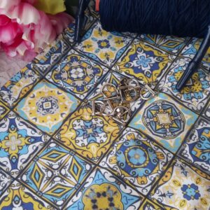 Serendipity - Maioliche, azzurro e giallo