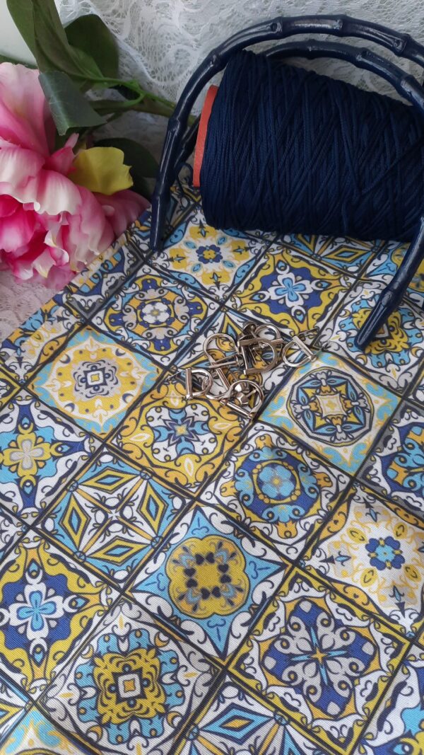 Serendipity - Maioliche, azzurro e giallo