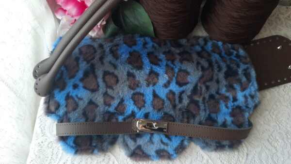 La Birkin Siberian - ecopelliccia maculata tiffany - immagine 2