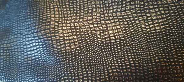 Patella Coimbra ecopelle snake nero e argento