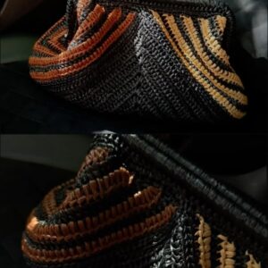 Topazio, la clutch col lurex