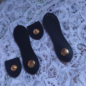 Chiusura calamita oro + ecopelle